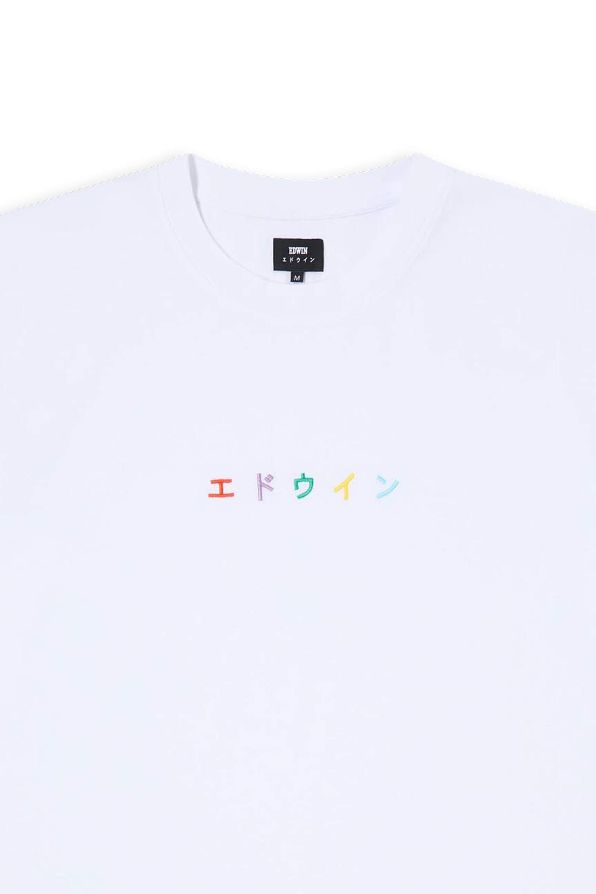 EDWIN T-shirt  Katakana Embroidery TS Blanc