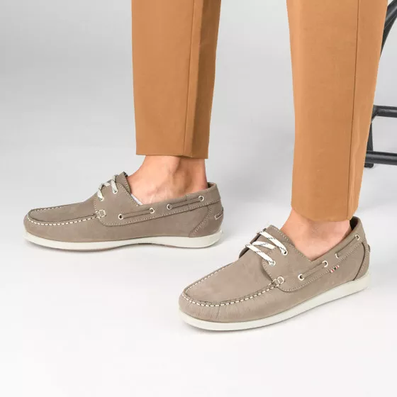 Chaussures bateau BEIGE MEGIS CASUAL