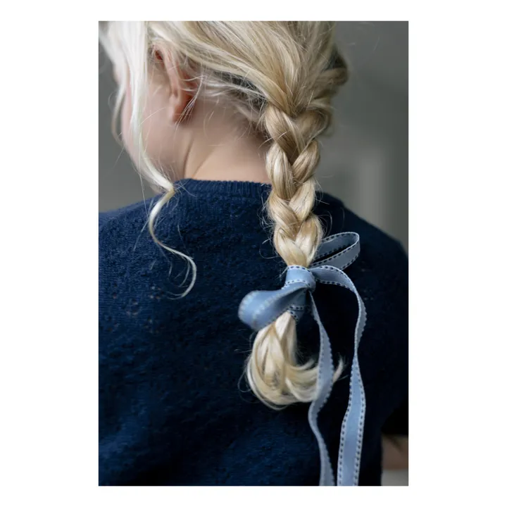 Holmm T-Shirt Cachemire Nero | Bleu marine