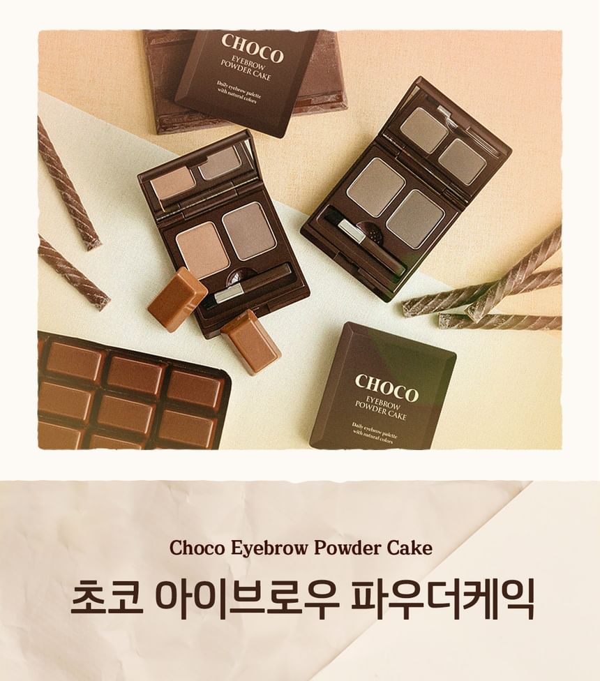 SKINFOOD - Choco Eyebrow Powder Cake (2 kleuren)