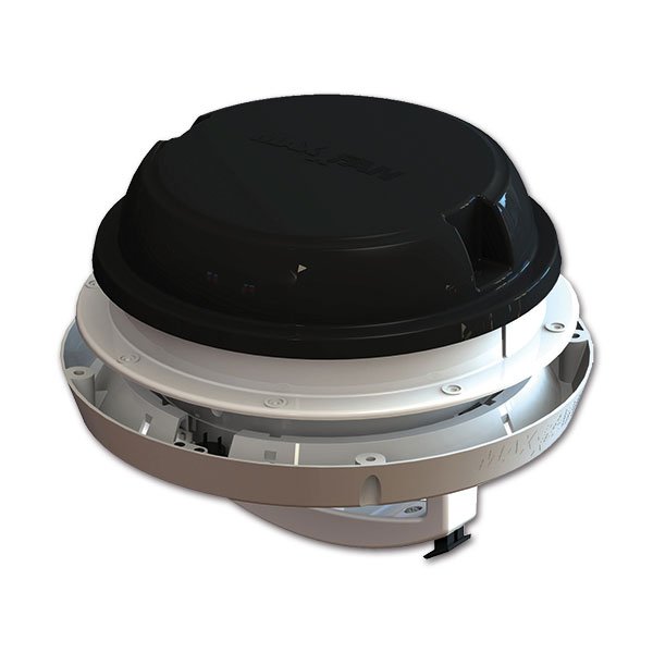 Aérateur de toit MAXXFAN Dome Plus Noir LED