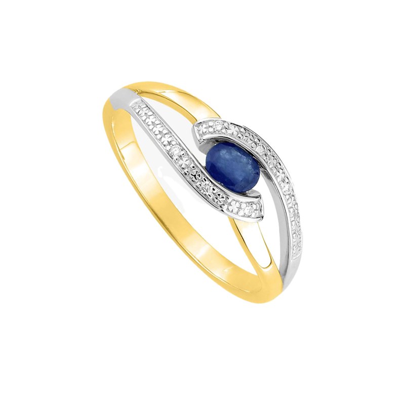 Bague femme - Saphir - Or 18 Carats