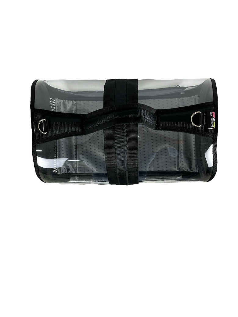Sac de transport pour chat - transparent (noir)