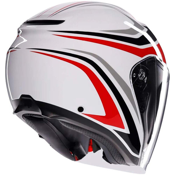 AGV - Casque Irides Tolosa Blanc / Rouge / Noir / Gris
