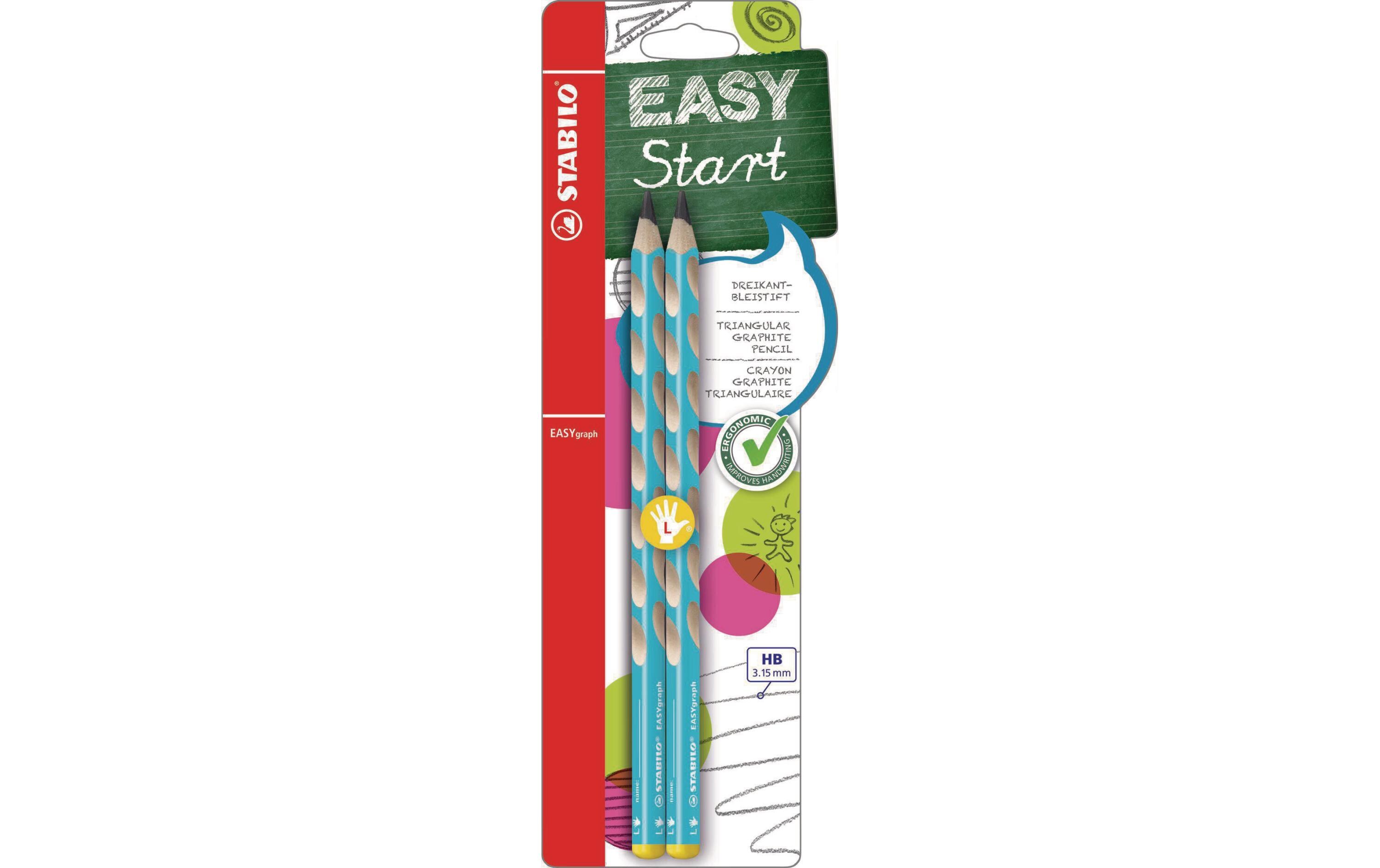 Bleistift EASYgraph für LinkshänderSchreibstift im 2er Set
