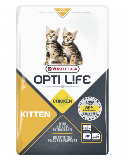 Opti Life Cat Kitten Kip - Kattenvoer