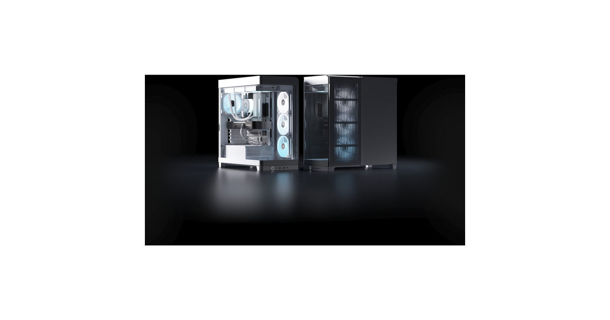 CorsairFRAME 4500X LX-R RGB LINK midi tower behuizing  (Wit | 2x USB-A | 1x USB-C | Tempered Glass)