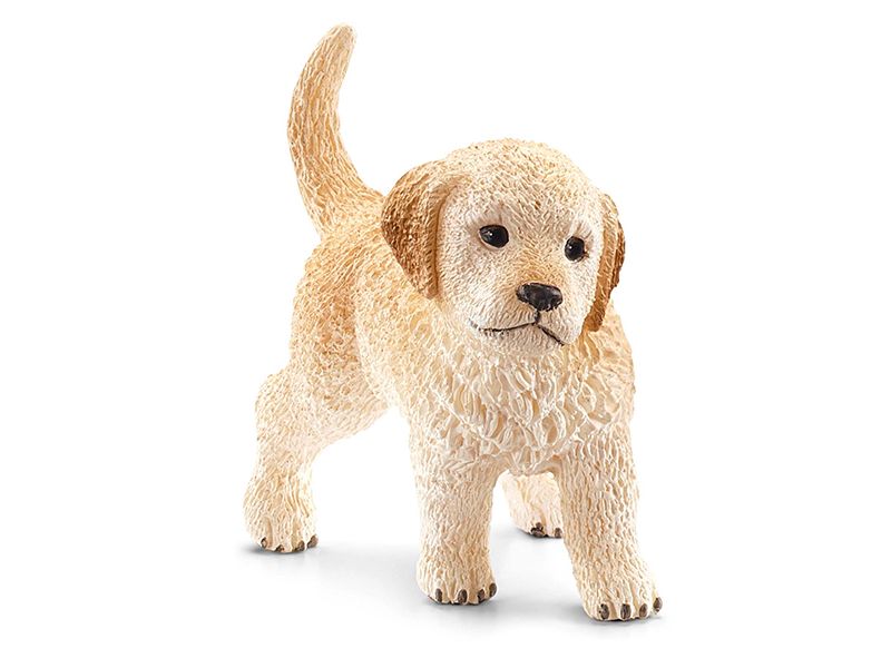 Schleich Spielzeugfigur Farm World Golden Retriever Welpe Spielzeug-Tierfigur