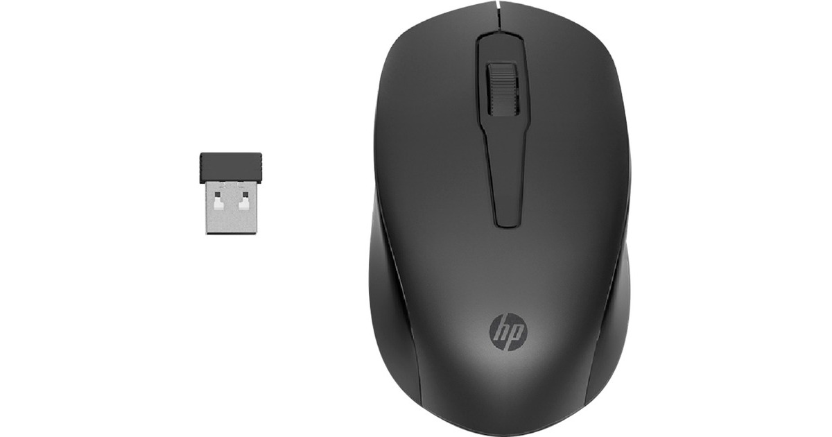 HP150 draadloze muis  (Donkergrijs/zwart, 1600 DPI)
