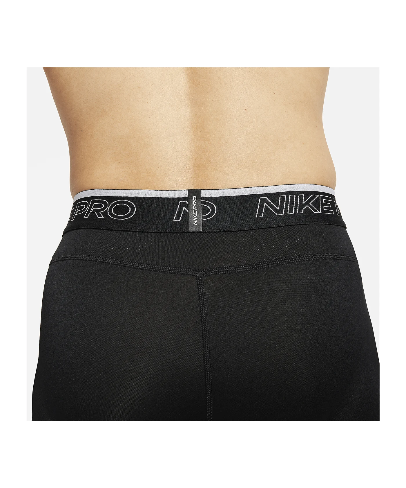 Nike Pro Short Schwarz Weiss F010