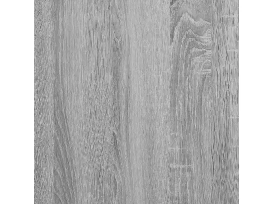 Table de bar avec étagères sonoma gris bois d'ingénierie