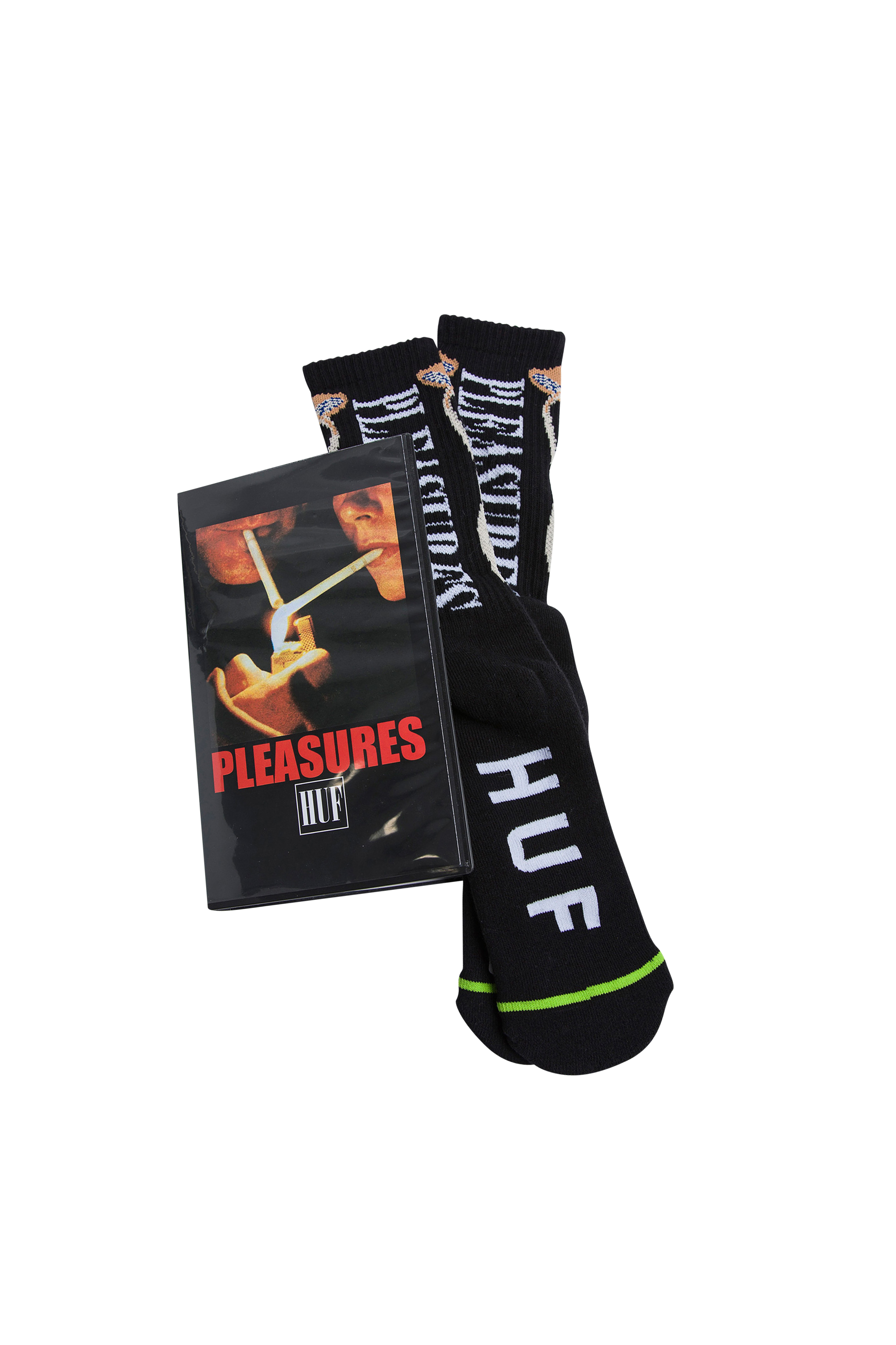 HUF Chaussettes SPORE Noir