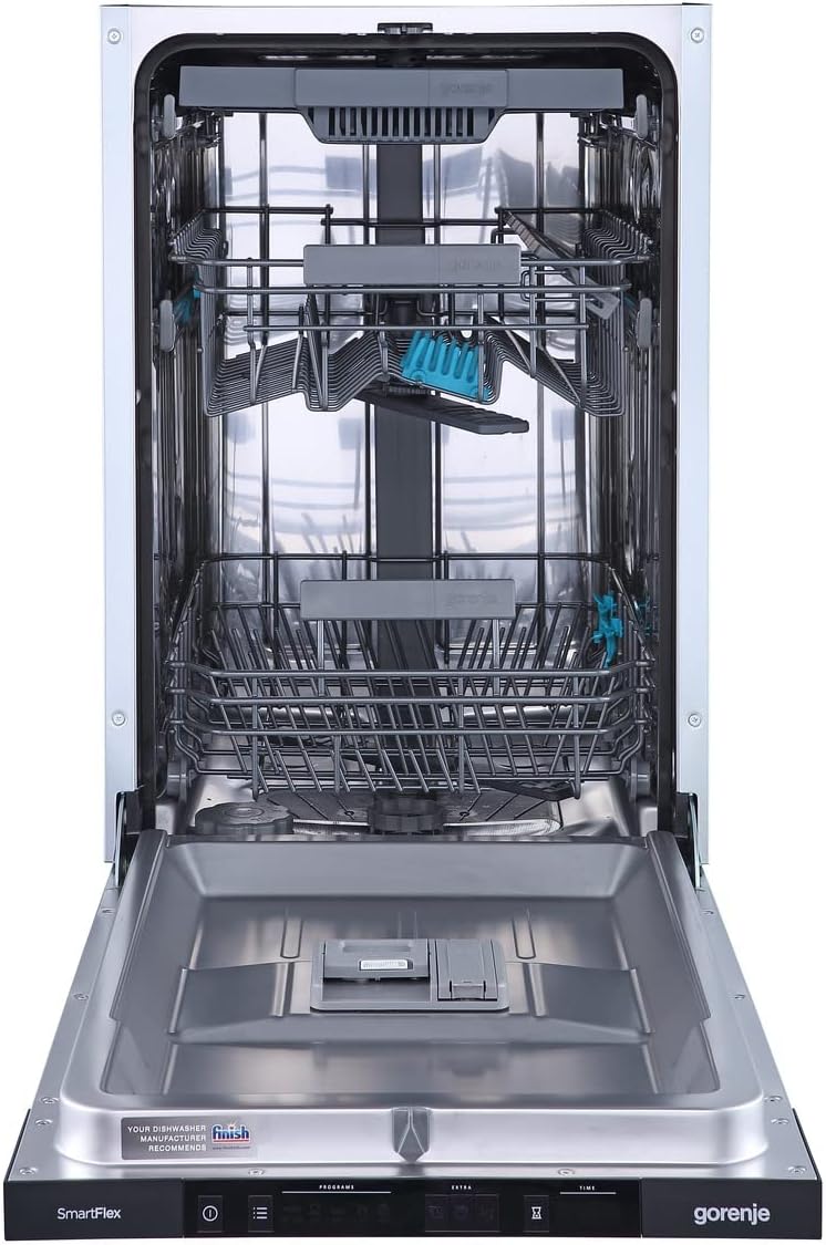 Gorenje GV561D10 Geschirrspüler/Einbaugerät FRONT NICHT ENTHALTEN/44,8 breite/11 Maßgedecke/5 Programme/TotalDry/Total AquaStop/Überlaufschutz/Klick-Klack-System/EEK: D/Einbaunische(HxBxT):82x45x58cm