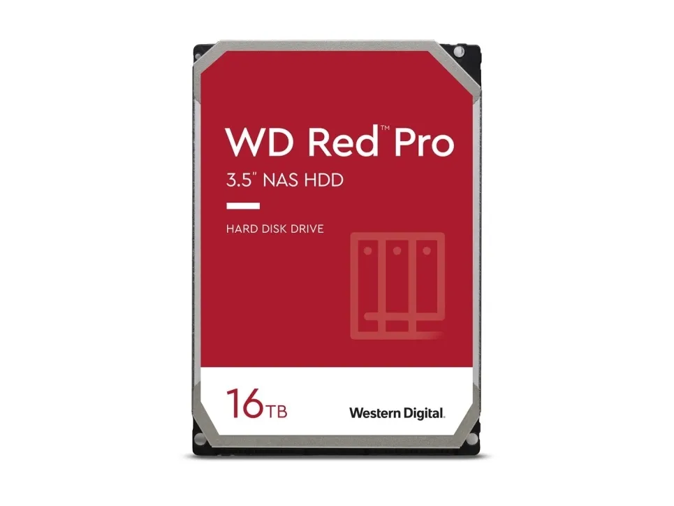 WD Red Pro WD161KFGX - Harddisk - 16 TB - intern - 3.5