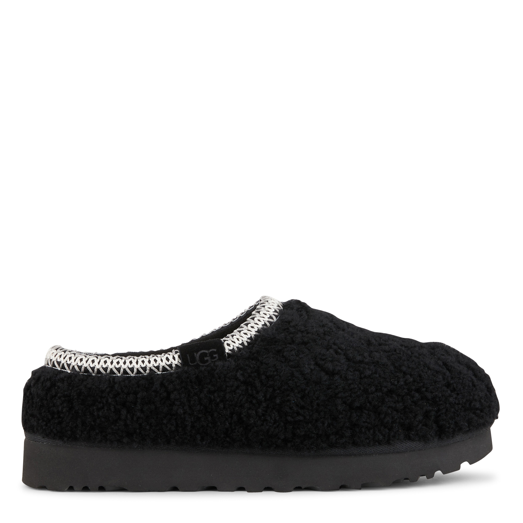 TASMAN MAXI CURLY - Chaussons en fourrure | Noir