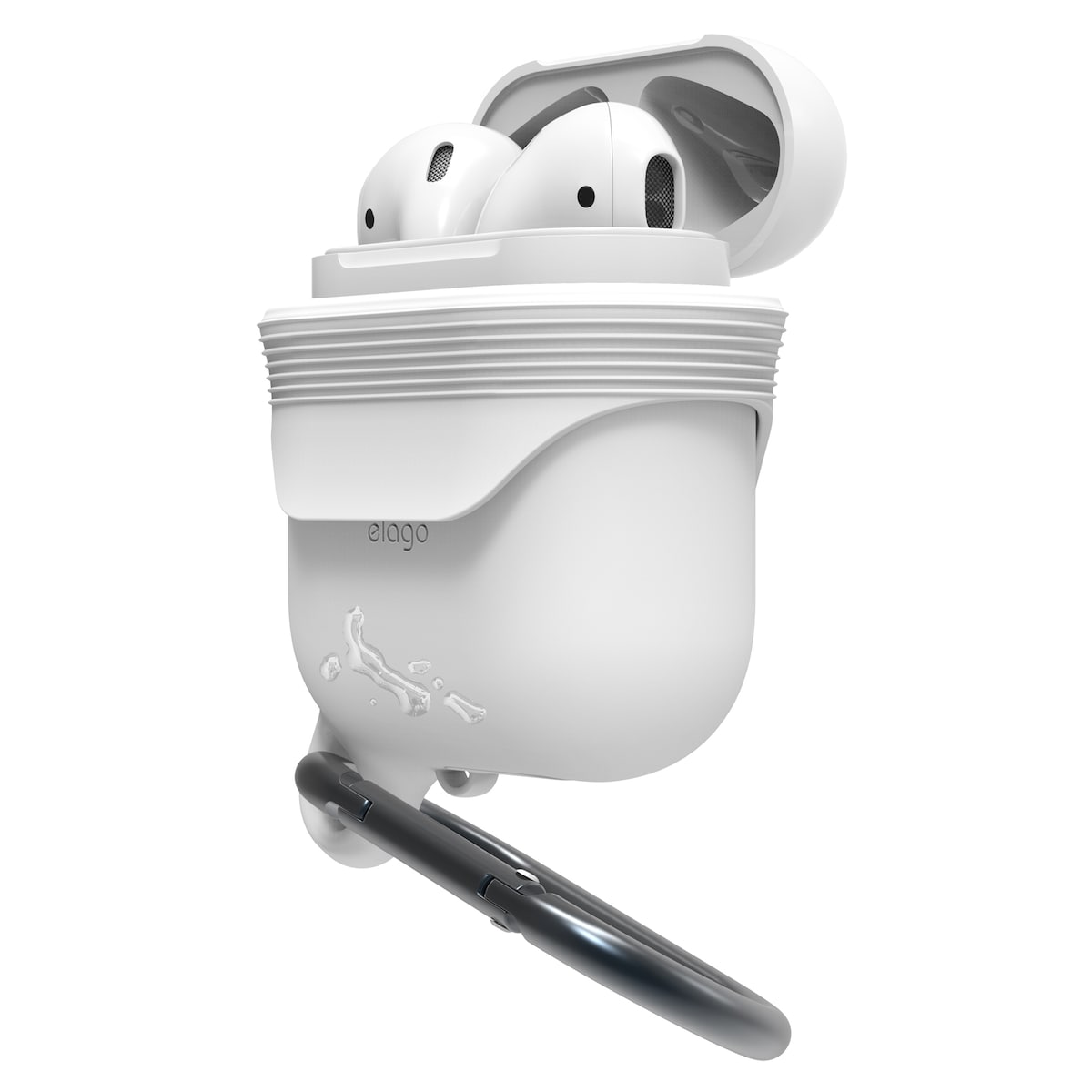 Elago AirPods vanntett deksel (hvit)
