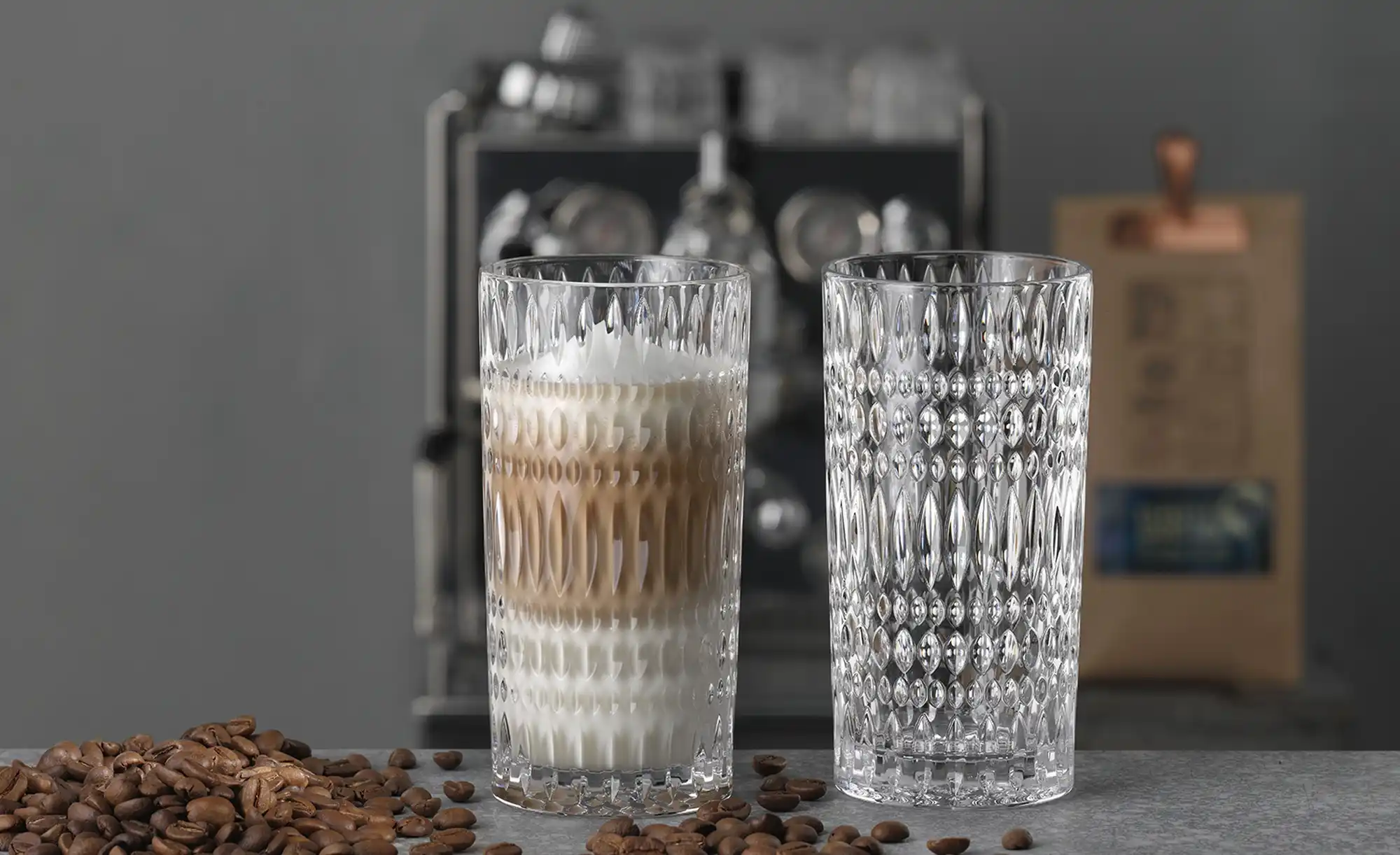 Nachtmann Latte Macchiato-Gläser 2er Set Ethno Barista