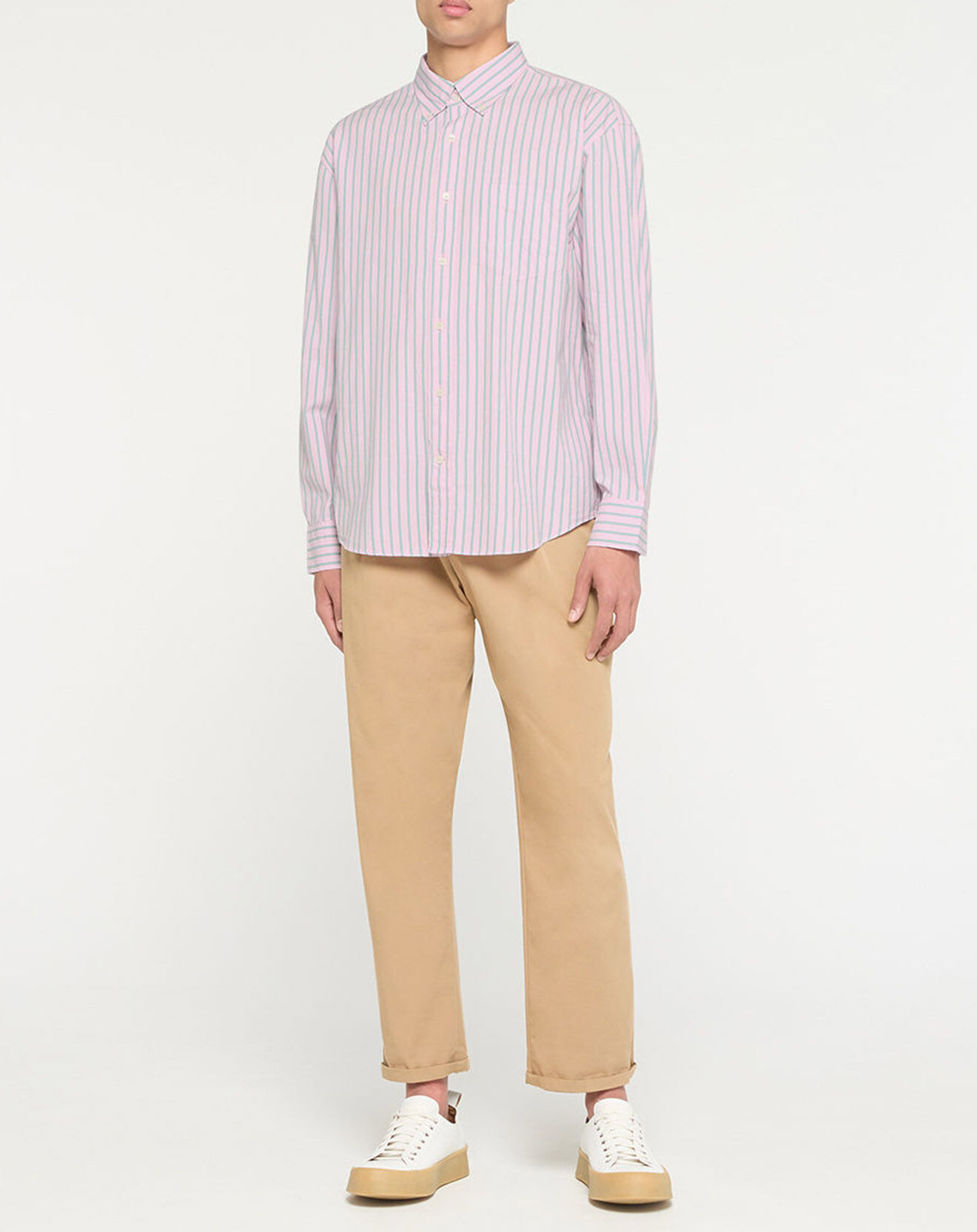 Gant Chemise rayée Ray rose