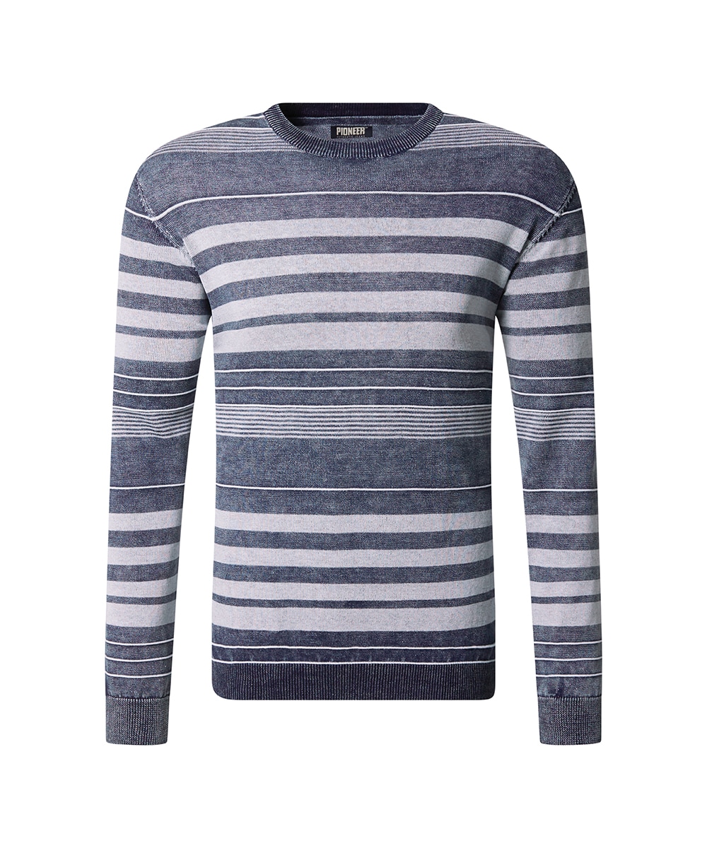 Pioneer Authentic Jeans Strickpullover , mit Streifenmuster