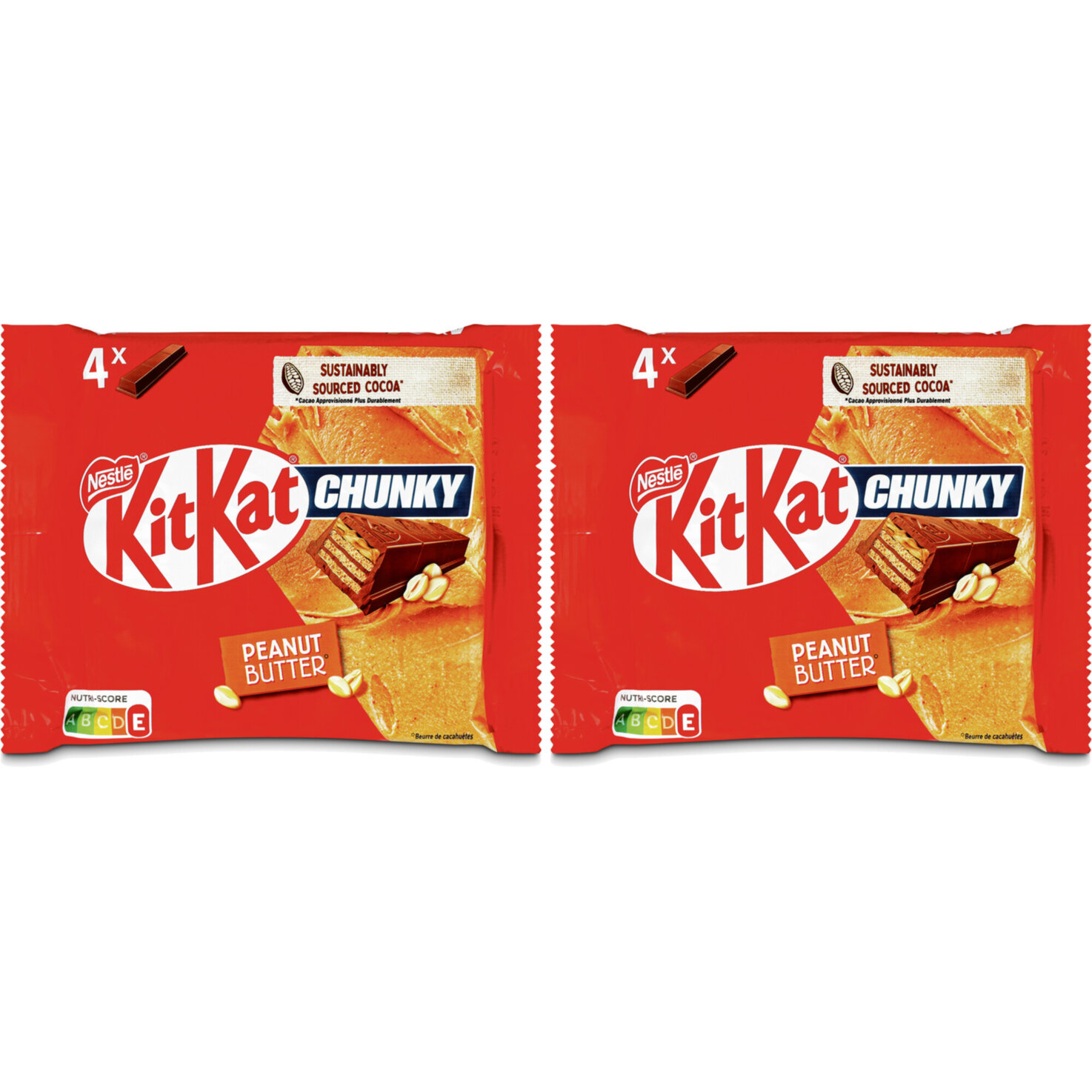 Nestlé KitKat Chunky Peanutbutt. 2x4x42g