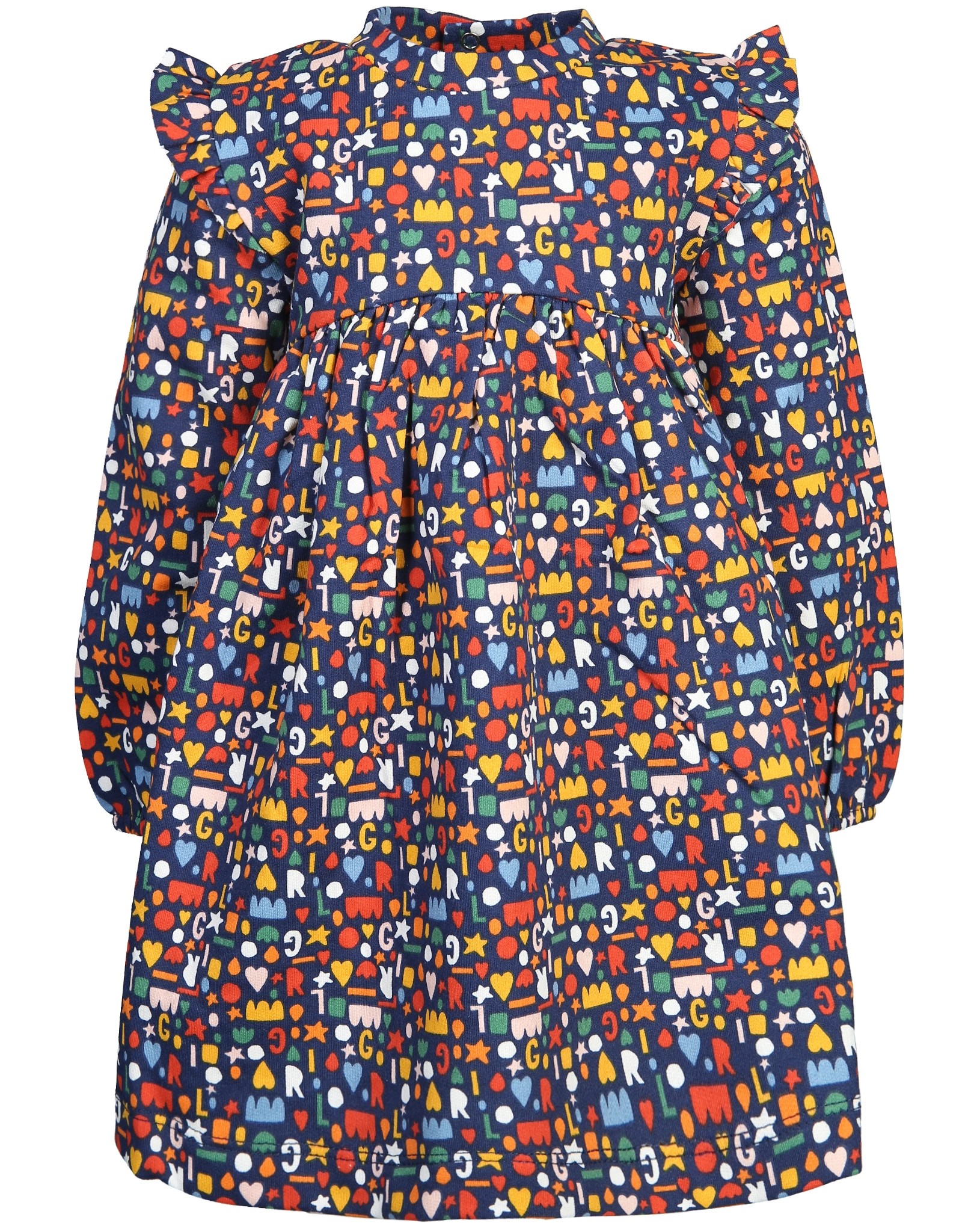 Langarmkleid FUNKY in dark navy