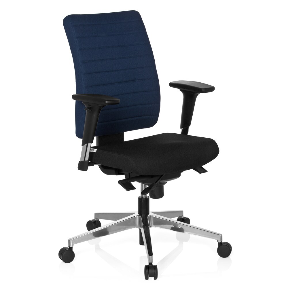 Profi Bürostuhl PRO-TEC 350 Stoff mit Armlehnen (höhenverstellbar) hjh OFFICE
