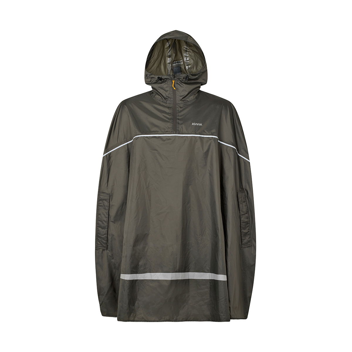 Asivik Bike Poncho / Cykelregnslag (Mud) - Spejder Sport
