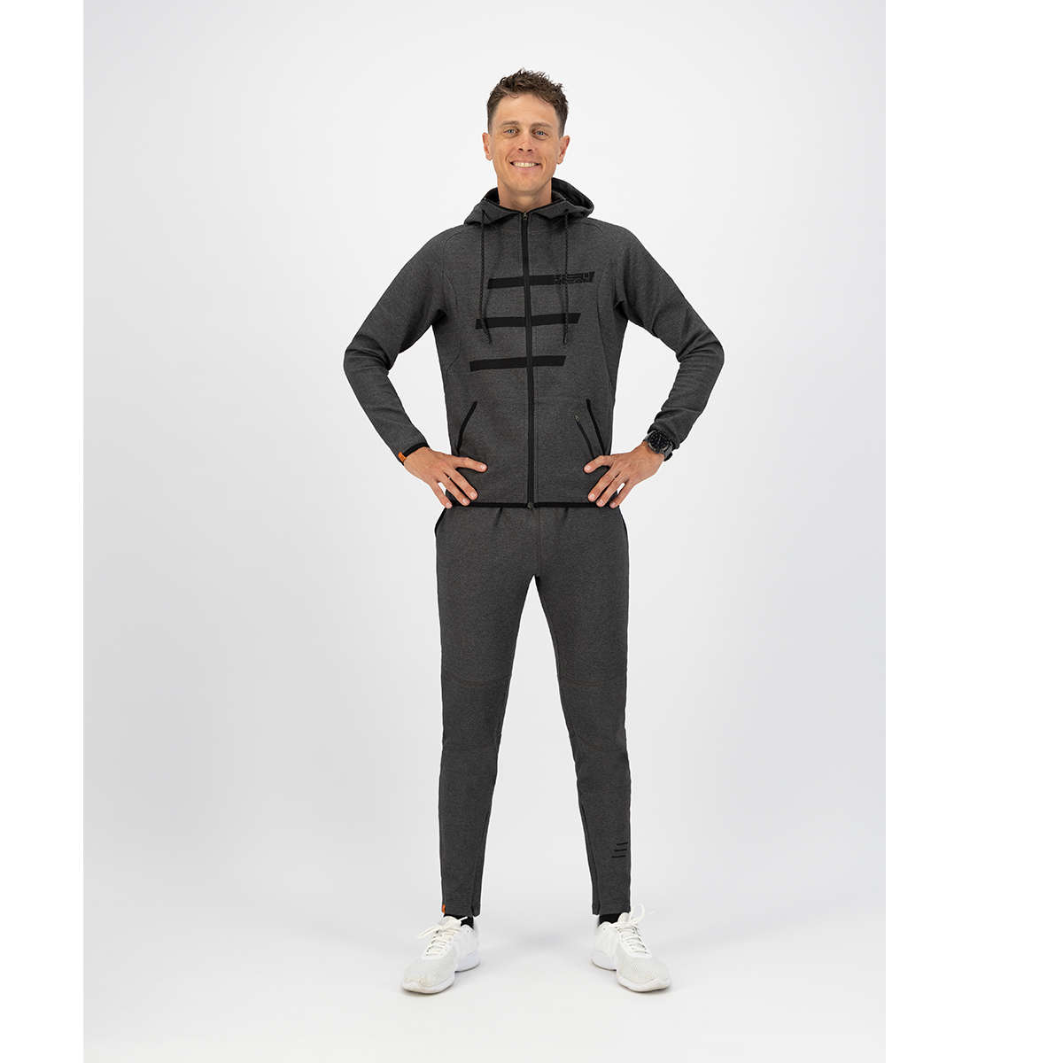 FUTURUM Tech Hoodie SPEED ON WHEELS "E" Dark Grey
