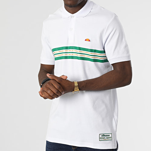 Polo A Manches Courtes Doppio SHN15016 Blanc