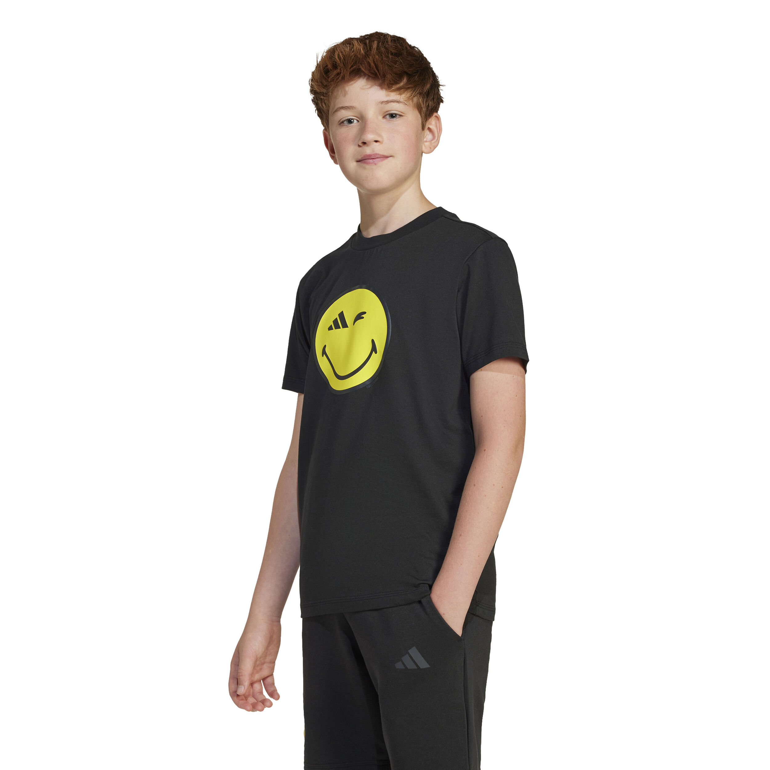 adidas Smileyworld Graphic T-shirt Enfants - Noir , Jaune