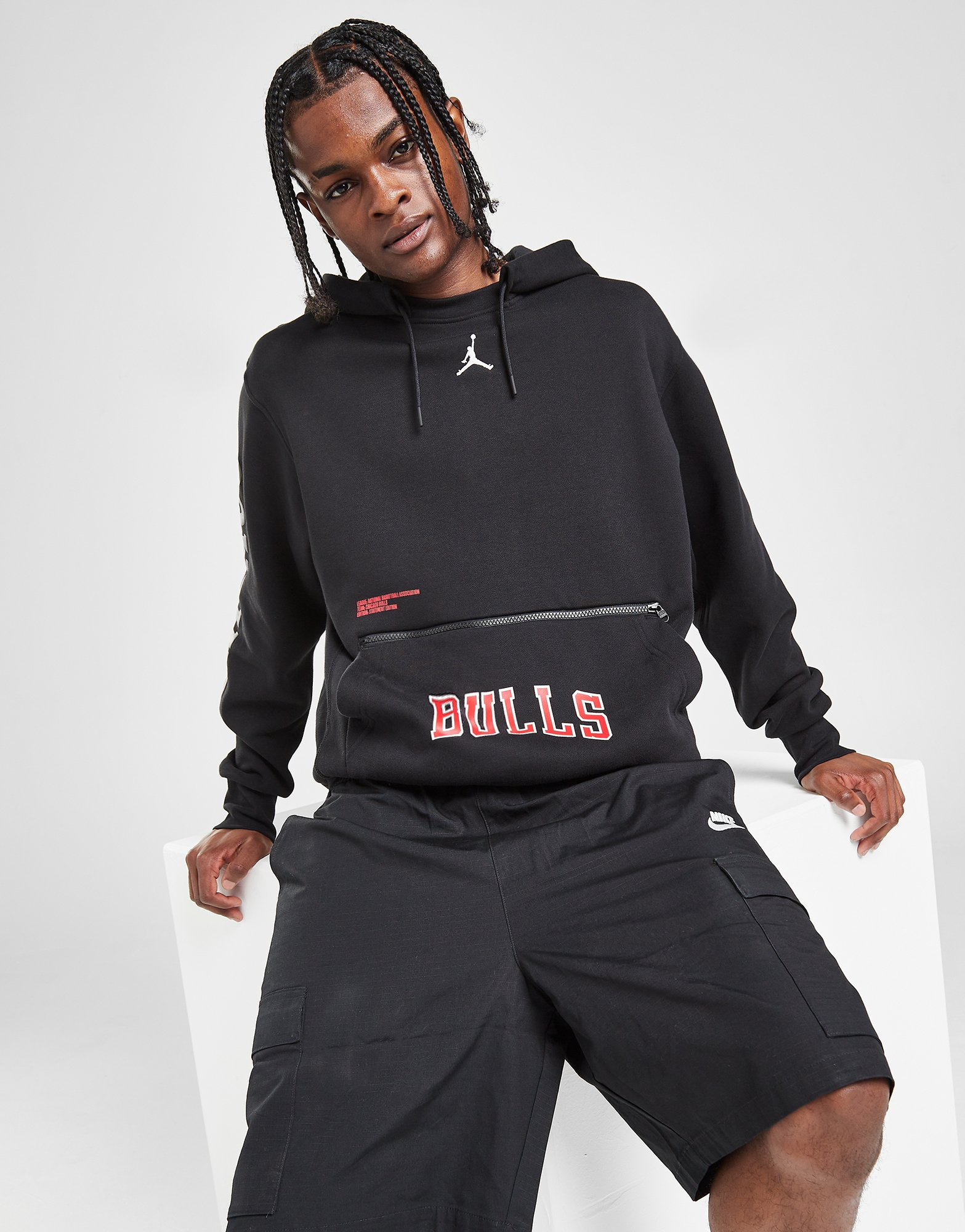 Jordan Sweat à Capuche NBA Chicago Bulls Courtside Homme
