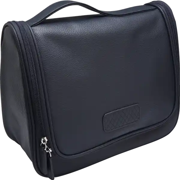 Herren Kulturtasche navy zum Aufhängen