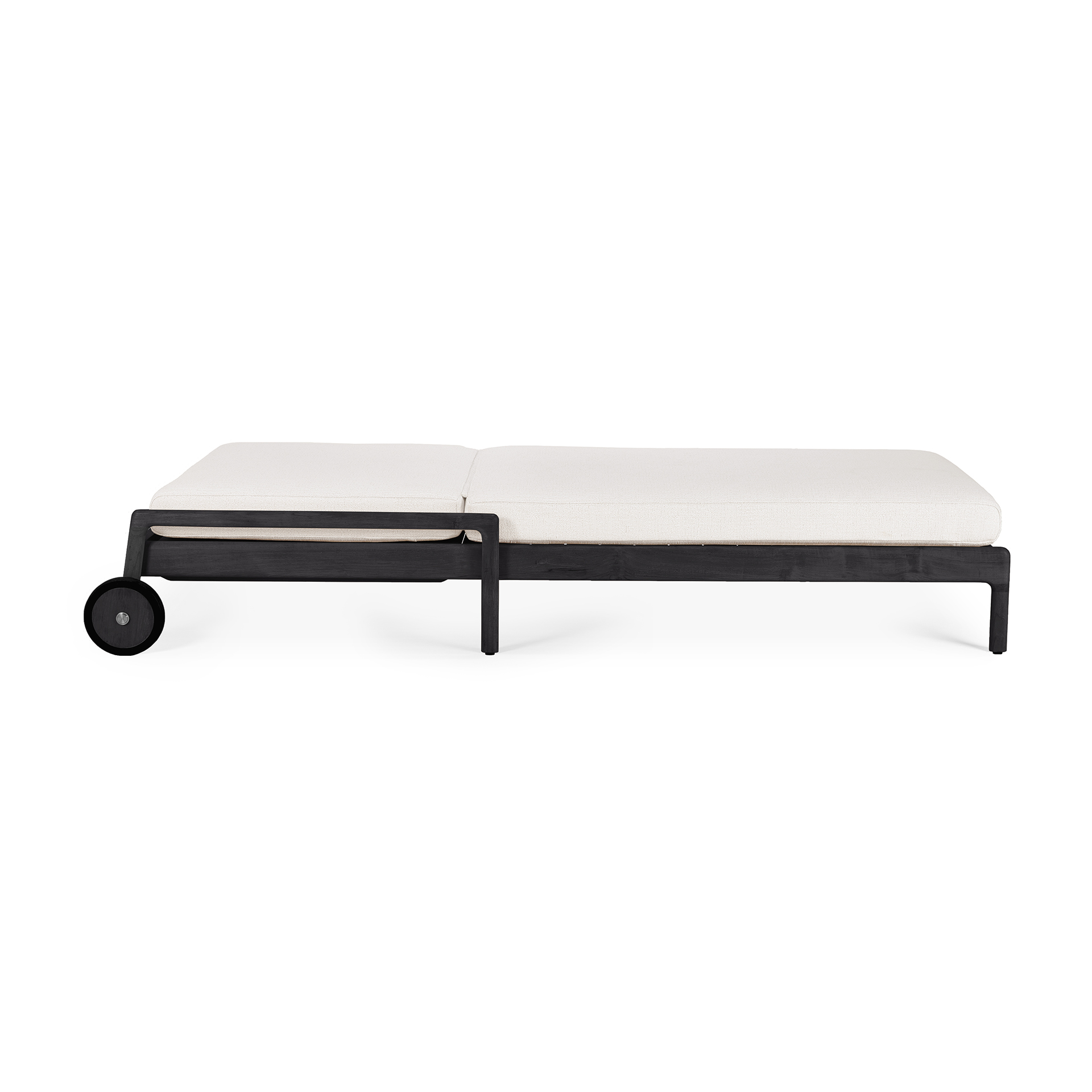Kussen voor teak Jack adjustable lounger zwart - off white