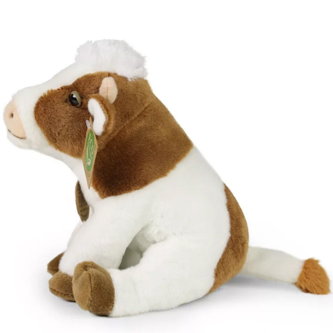 Rappa knuffelkoe bruin - 18 cm