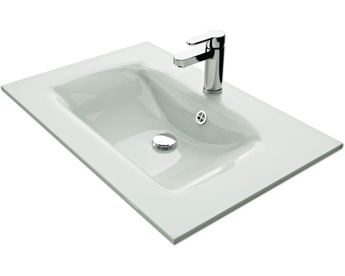 Pelipal Kumba badkamermeubelset (B x H x D): 137 x 200 x 50 cm, grafietkleurige fronten, 5-delige set inclusief glazen wastafel, hoge kast en onderkast (99.770326192)