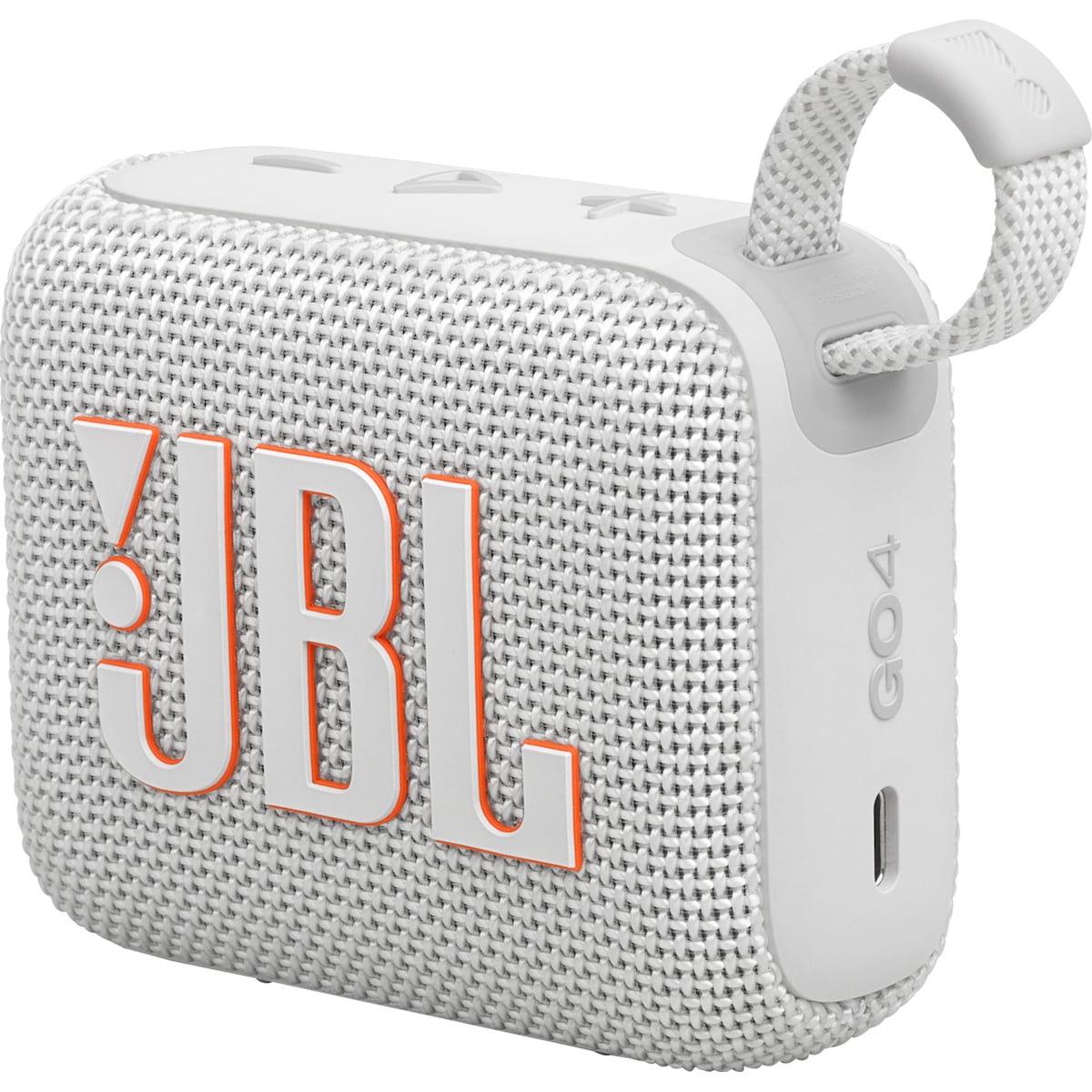 JBL Go 4 bærbar høyttaler (hvit)