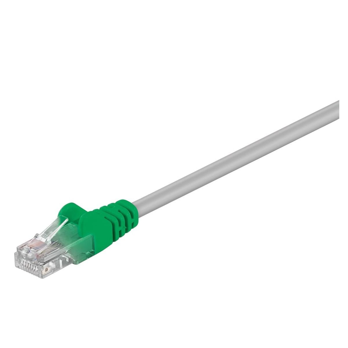 Goobay CAT 5e Crossover-patch-kabel, U/UTP, grågrønn