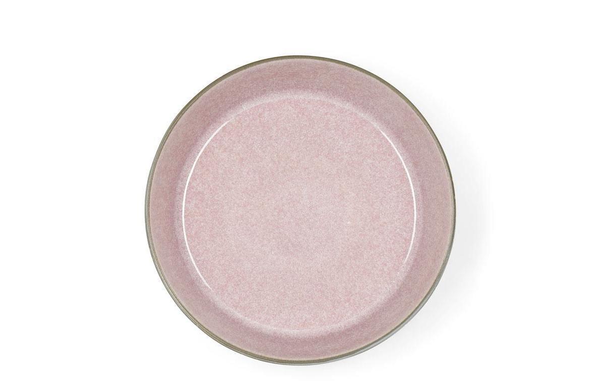 Suppenschale 18 cm, 6 Stück, Grau/HellpinkSchalen aus Steinzeug