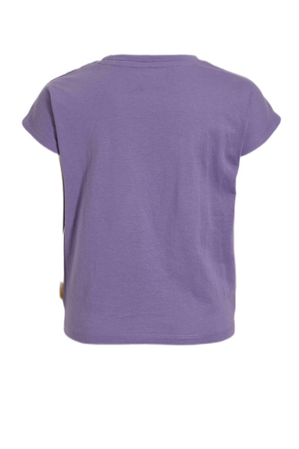 Orange Stars T-shirt Marcelle met printopdruk paars