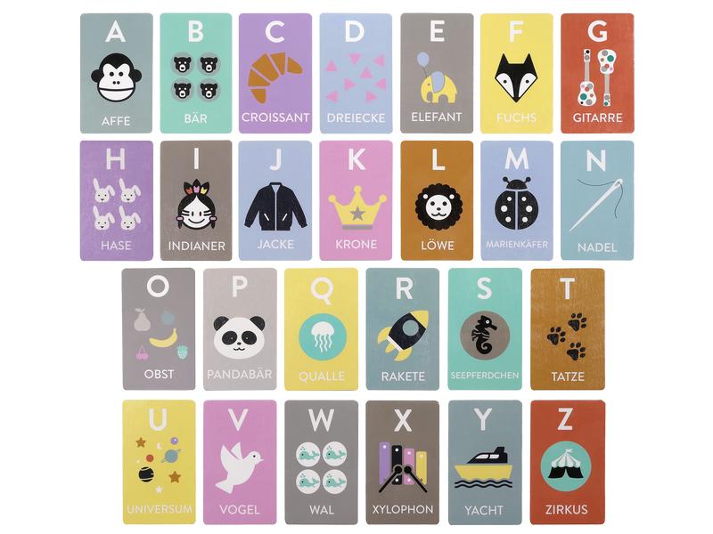 Kindsgut Sortierspiel Lernspiel Buchstaben A – Z A-Z für die Grossen