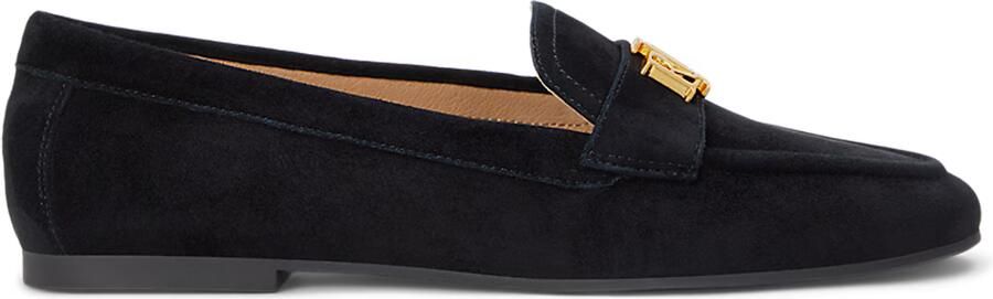 LAUREN RALPH LAUREN Loafers Dames Averi Iii Flats Maat: 40 Materiaal: Suède Kleur: Zwart