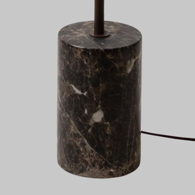 It's about Romi Tivoli vloerlamp marmer bruin