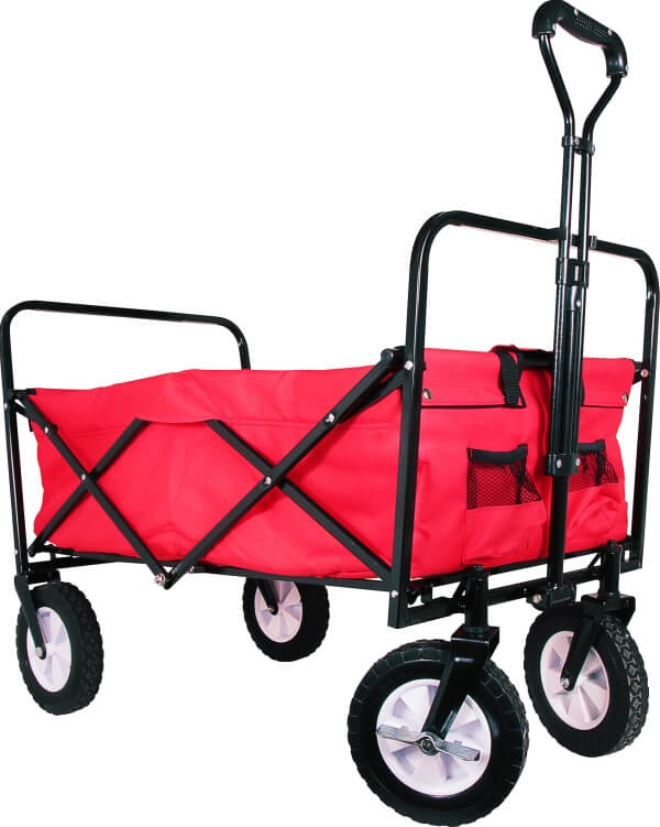 Outdoor active Bollerwagen aus Metall, faltbar
