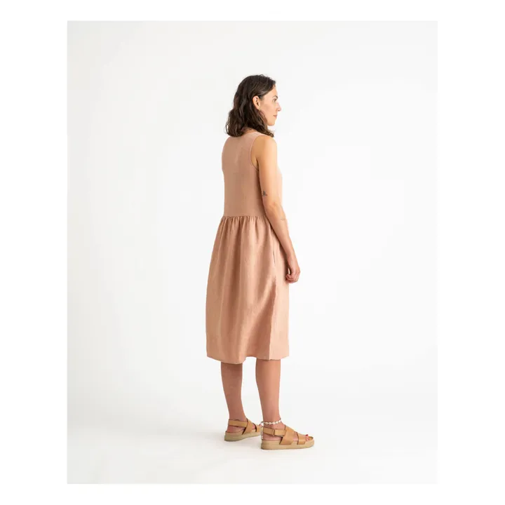 Matona Robe Lin | Vieux Rose