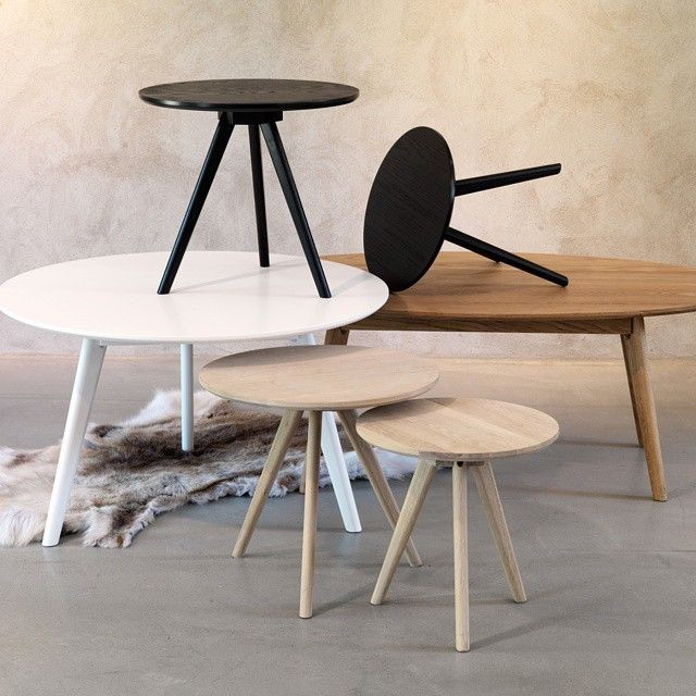Ovale salontafel Yumi Zwart