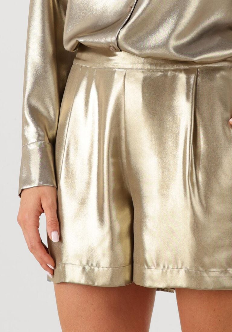 gouden dante6 korte broek levine metallic shorts
