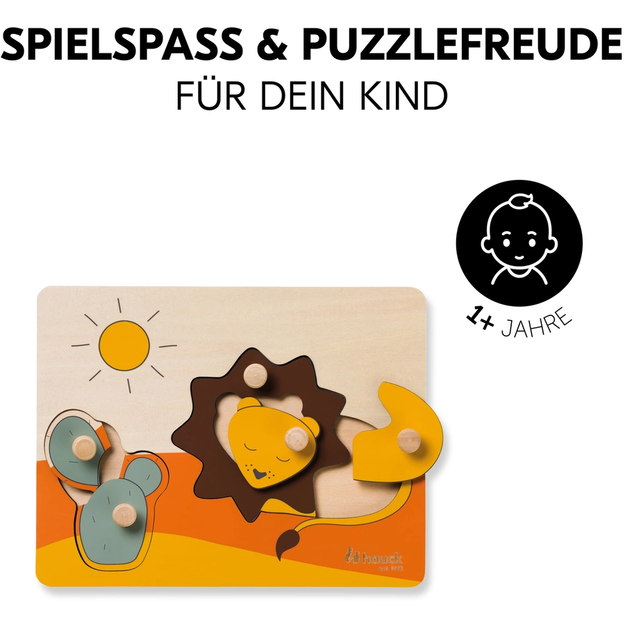 hauck Steckpuzzle Puzzle N Sort Lion