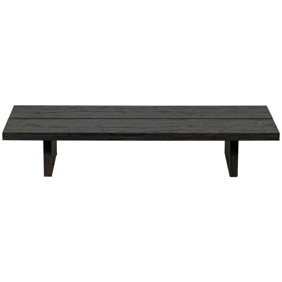 WOOOD Lion Salontafel - MDF - Donkerbruin - 25x140x60