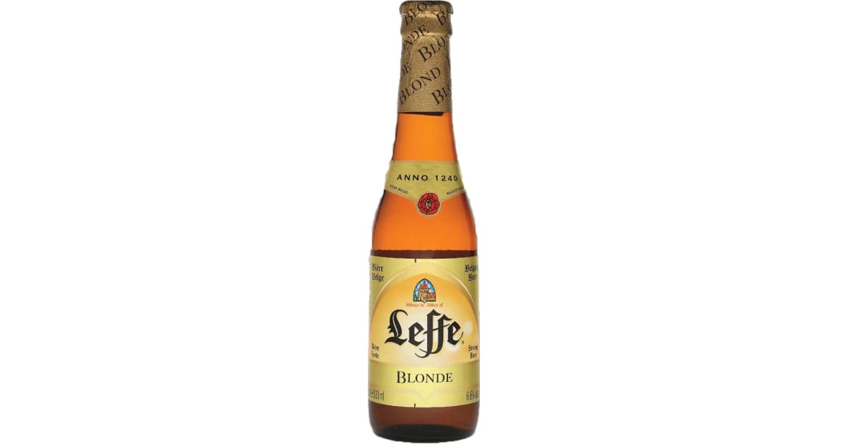 Leffe Blonde Bier 0,33 Liter (Einweg)