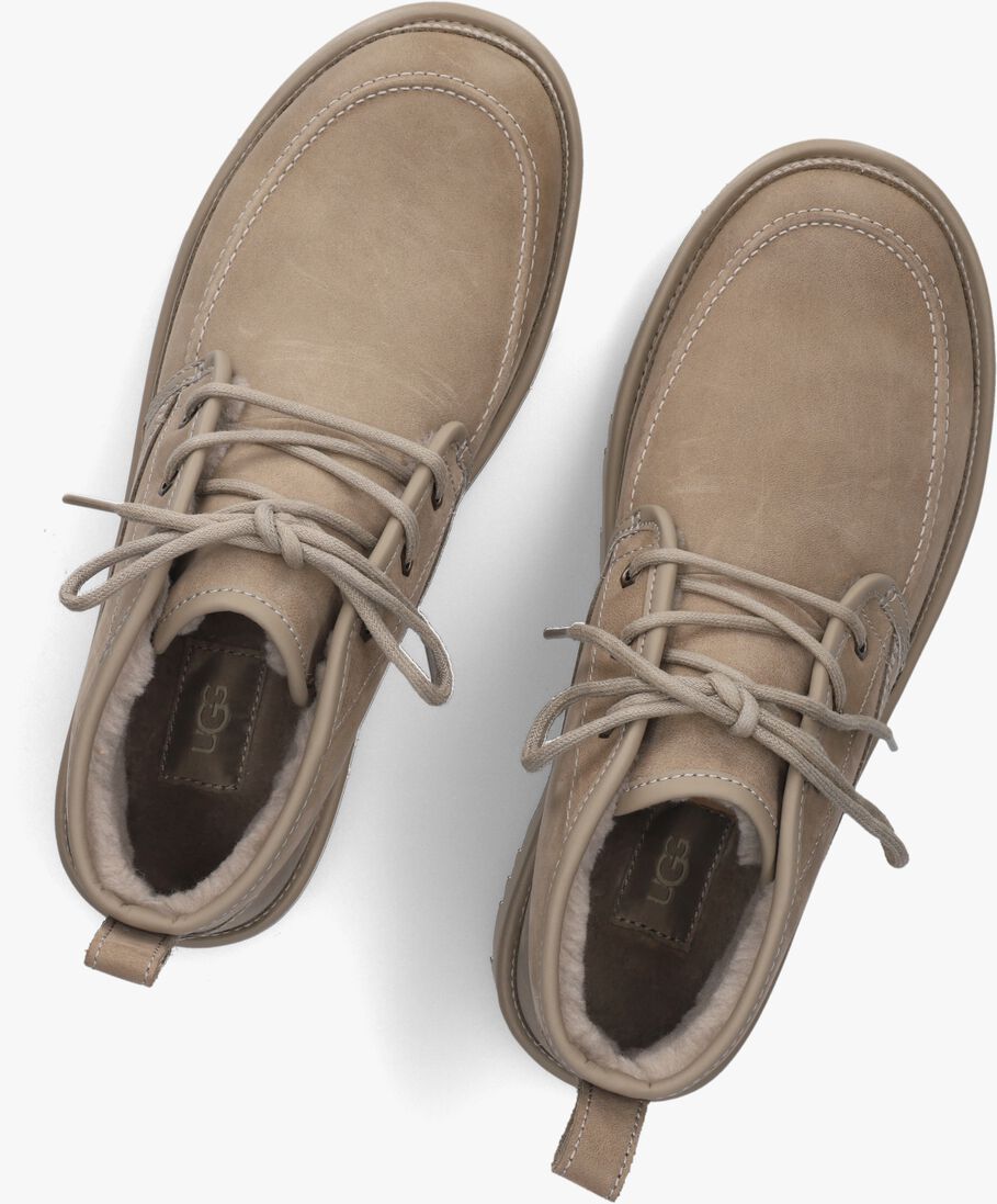 taupe ugg veterschoenen m neumel moc nubuck